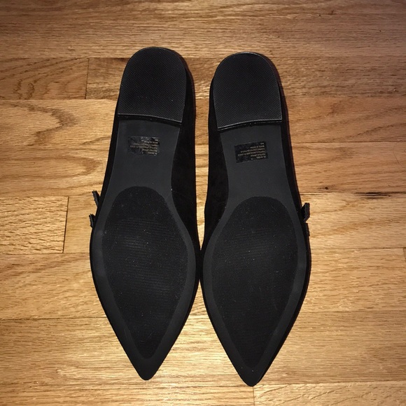 New Without Tags Pointed Toe Ankle Strap Flats - Picture 5 of 5